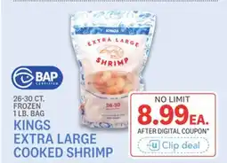 Kings Food Markets KINGS EXTRA LARGE COOKED SHRIMP offer
