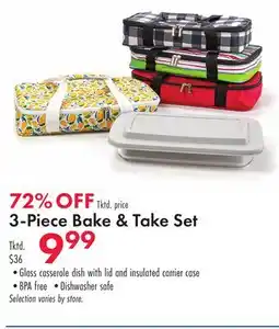Boscov's 3-Piece Bake & Take Set offer