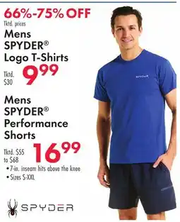 Boscov's Mens SPYDER Logo T-Shirts offer