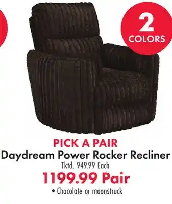 Boscov's Daydream Power Rocker Recliner offer