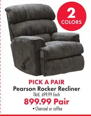 Boscov's Pearson Rocker Recliner offer