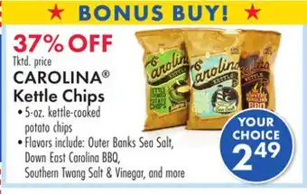 Boscov's CAROLINA Kettle Chips offer