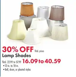Boscov's Lamp Shades offer