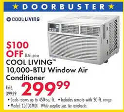 Boscov's COOL LIVING 10,000-BTU Window Air Conditioner offer