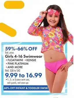 Boscov's Girls 4-16 Swimwear offer