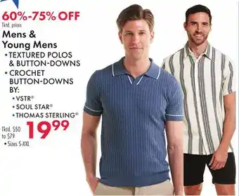 Boscov's Mens & Young Mens offer