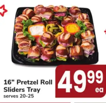 ACME 16 Pretzel Roll Sliders Tray offer