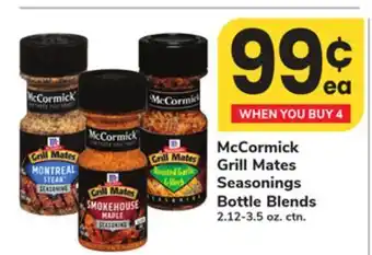 ACME McCormick Grill Mates Seasonings Bottle Blends offer