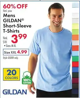 Boscov's Mens GILDAN Short-Sleeve T-Shirts offer