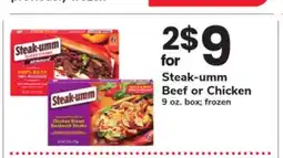 ACME Steak-umm Beef or Chicken offer