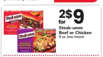 ACME Steak-umm Beef or Chicken offer