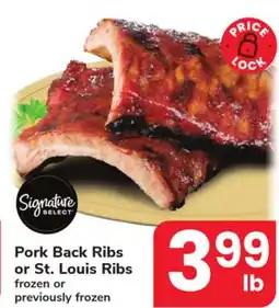 ACME Pork Back Ribs or St. Louis Ribs offer