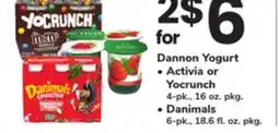 ACME Dannon Yogurt offer