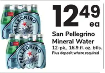 ACME San Pellegrino Mineral Water offer