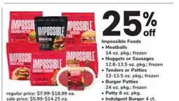 ACME Impossible Foods offer
