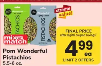 ACME Pom Wonderful Pistachios offer