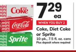 ACME Coke, Diet Coke or Sprite offer