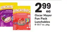 ACME Oscar Mayer Fun Pack Lunchables offer
