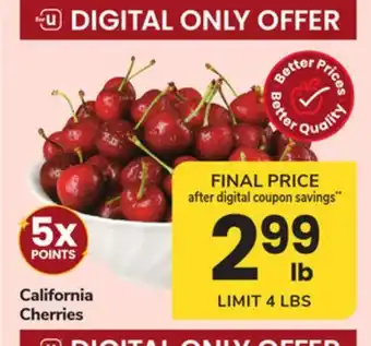 ACME California Cherries offer
