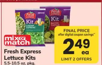 ACME Fresh Express Lettuce Kits offer