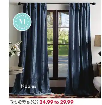 Boscov's Naples Curtains offer