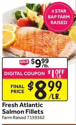Stop&Shop Fresh Atlantic Salmon Fillets offer