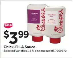 Stop&Shop Chick-Fil-A Sauce offer