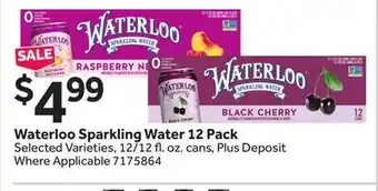 Stop&Shop Waterloo Sparkling Water offer