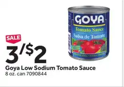 Stop&Shop Goya Low Sodium Tomato Sauce offer