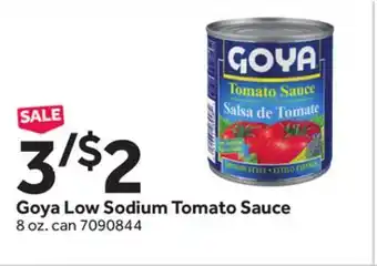 Stop&Shop Goya Low Sodium Tomato Sauce offer