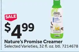 Stop&Shop Nature's Promise Creamer offer