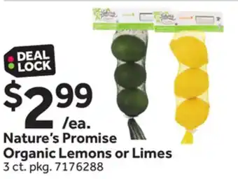 Stop&Shop Nature's Promise Organic Lemons or Limes offer