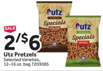 Stop&Shop Utz Pretzels offer