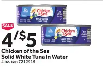 Stop&Shop Chicken of the Sea Solid White Tuna In Water offer
