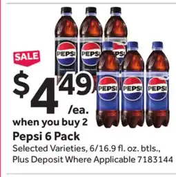 Stop&Shop Pepsi 6 Pack offer