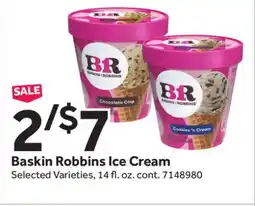 Stop&Shop Baskin Robbins Ice Cream offer