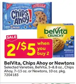 Stop&Shop BelVita, Chips Ahoy or Newtons offer