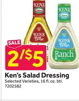 Stop&Shop Ken's Salad Dressing offer