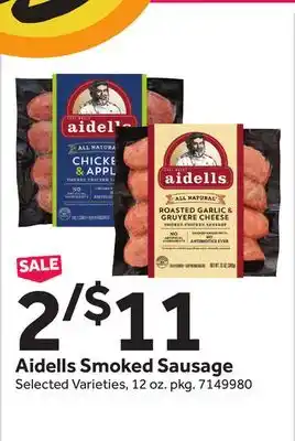 Stop&Shop Aidells Smoked Sausage offer