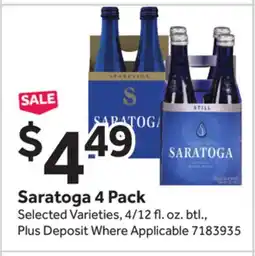Stop&Shop Saratoga 4 Pack offer
