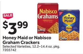 Stop&Shop Honey Maid or Nabisco Graham Crackers offer