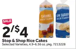 Stop&Shop Stop & Shop Rice Cakes offer
