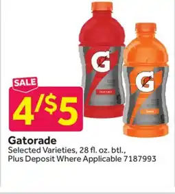 Stop&Shop Gatorade offer