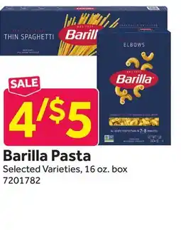 Stop&Shop Barilla Pasta offer