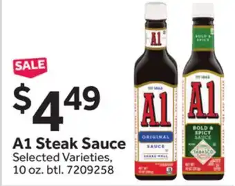 Stop&Shop A1 Steak Sauce offer
