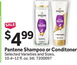 Stop&Shop Pantene Shampoo or Conditoner offer