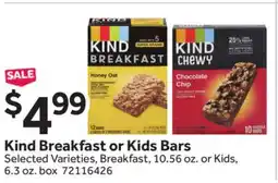 Stop&Shop Kind Breakfast or Kids Bars offer