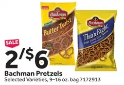 Stop&Shop Bachman Pretzels offer