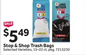 Stop&Shop Stop & Shop Trash Bags offer