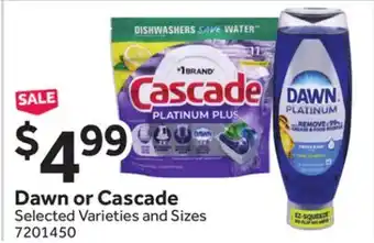 Stop&Shop Dawn or Cascade offer